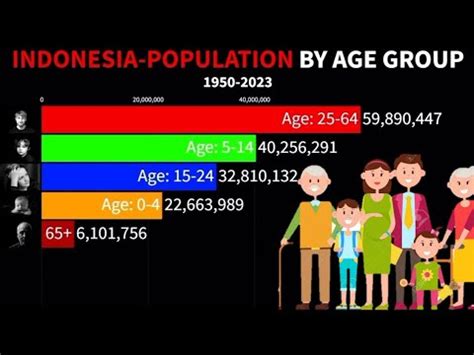 indonesia population by age group